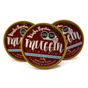Muffin Instantáneo Alto En Proteína Sin Azúcar 70 G 3 Pack