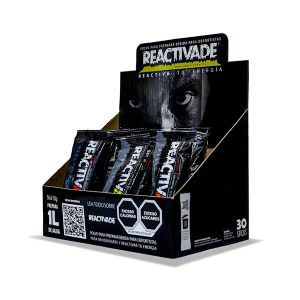 Caja 30 Sticks Bebida En Polvo REACTIVADE 70 G